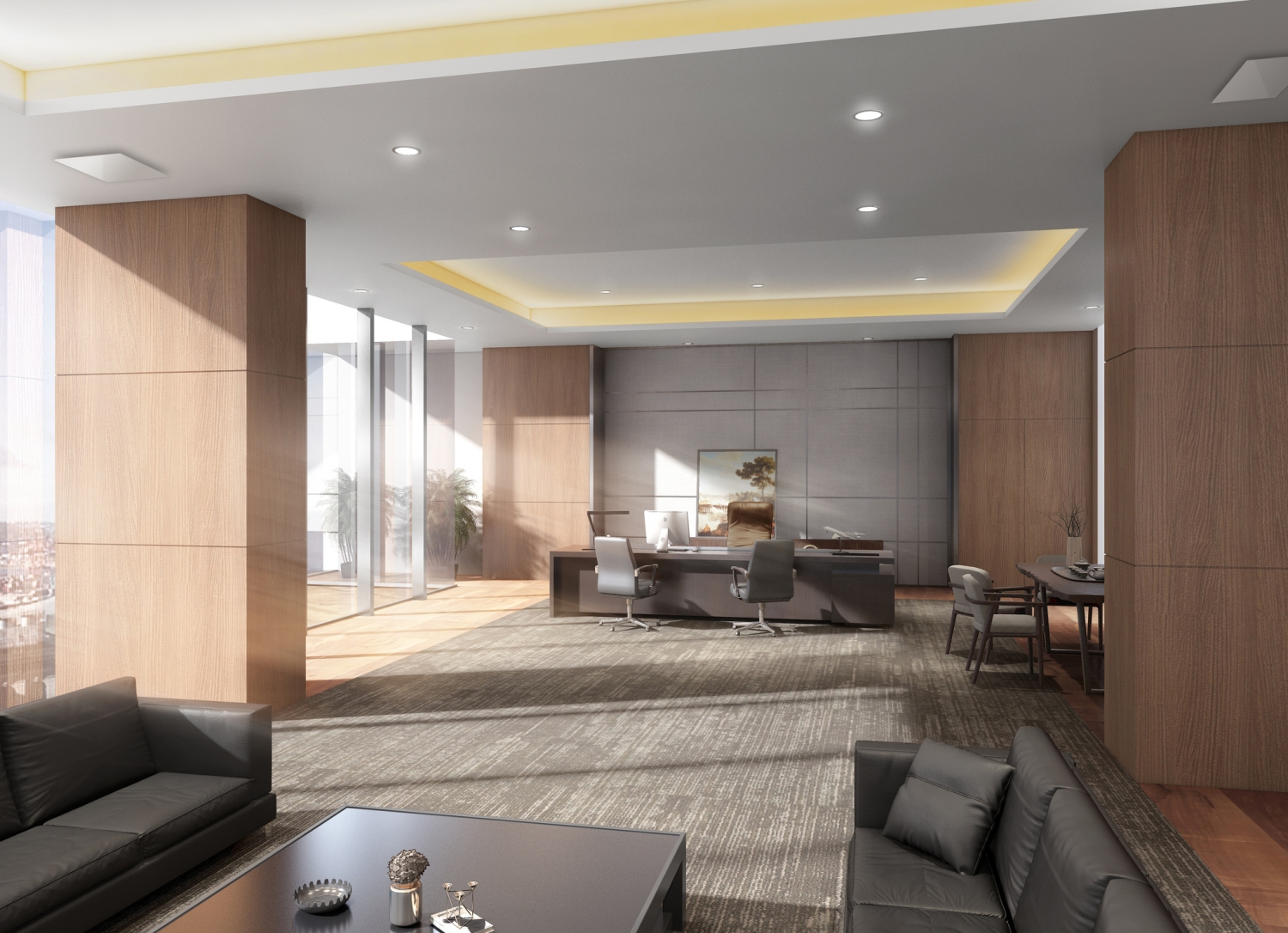 Анемостат со стеклянной внешней частью FOZA D 125 мм. RAL 9003