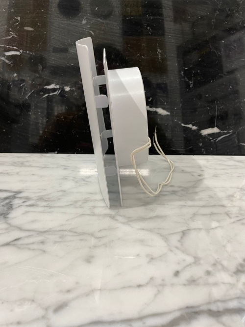 Тонкий бесшумный вытяжной вентилятор для ванной квадратный Mmotors ММC 100 K черный