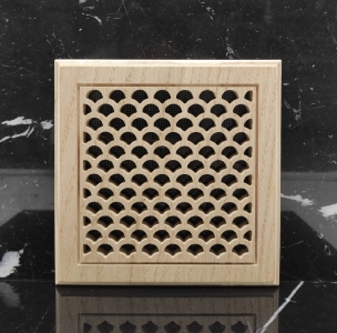 Решетка декоративная деревянная на магнитах Пересвет К-16 150х150мм